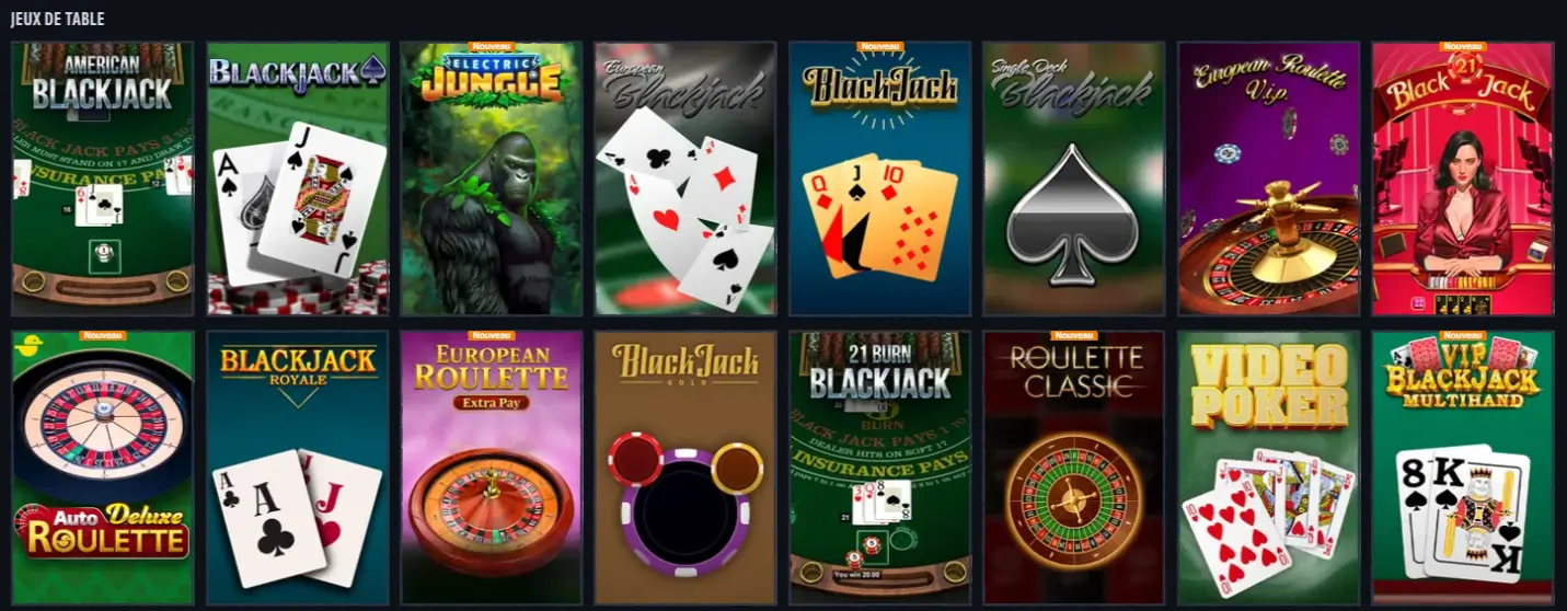 Jeux de Table